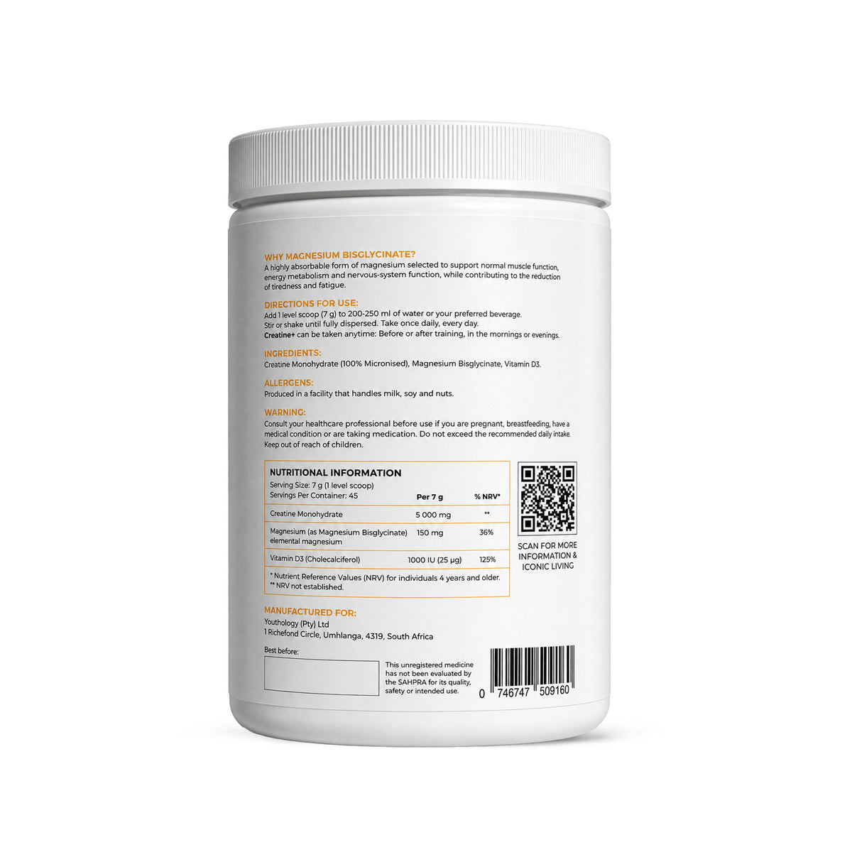 Youthology Creatine+ 315 g