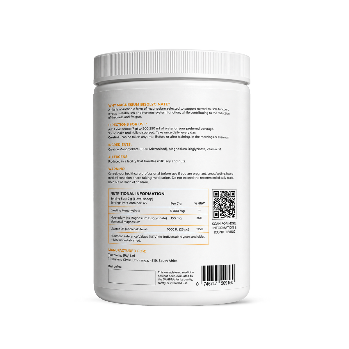 Youthology Creatine+ 315 g