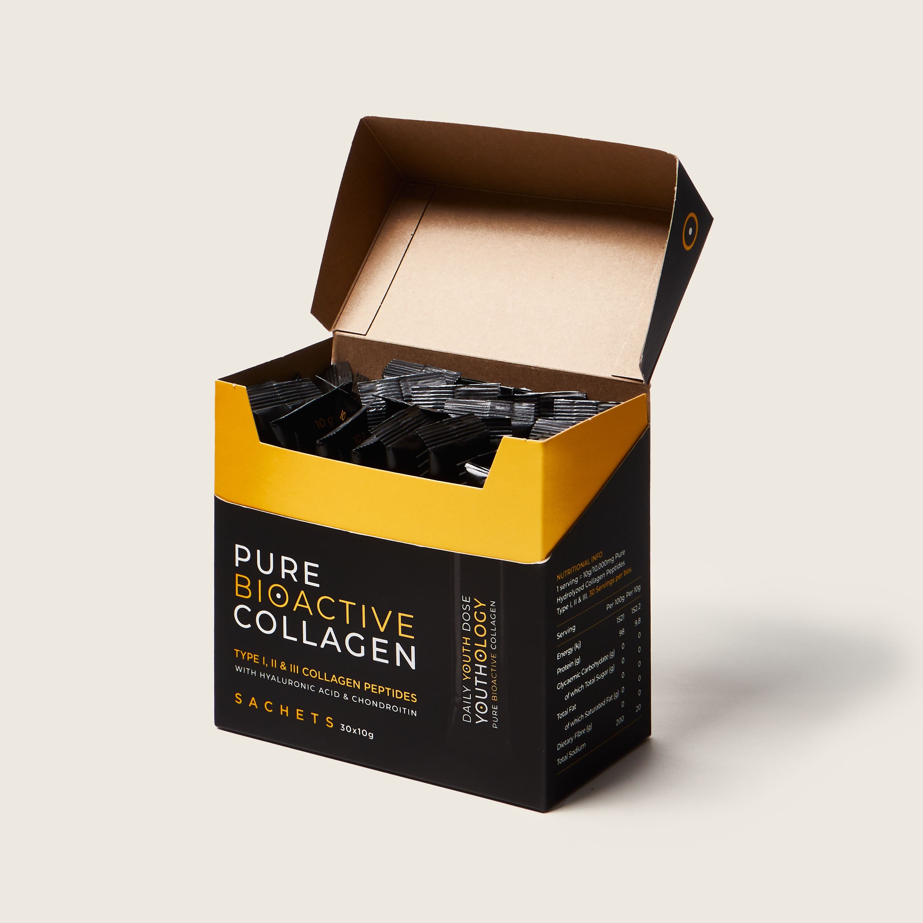 Collagen Packaging Examples Youthology Collagen Sachets: 30-Day Supply for Health On-the-Go ...